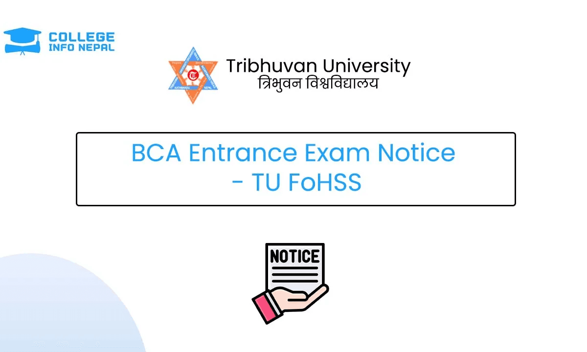 BCA Re-Entrance Exam Notice 2082 – TU FoHSS