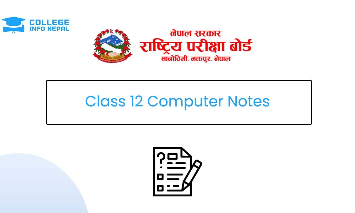 Class 12 Computer Science Notes (All Chapter PDF)