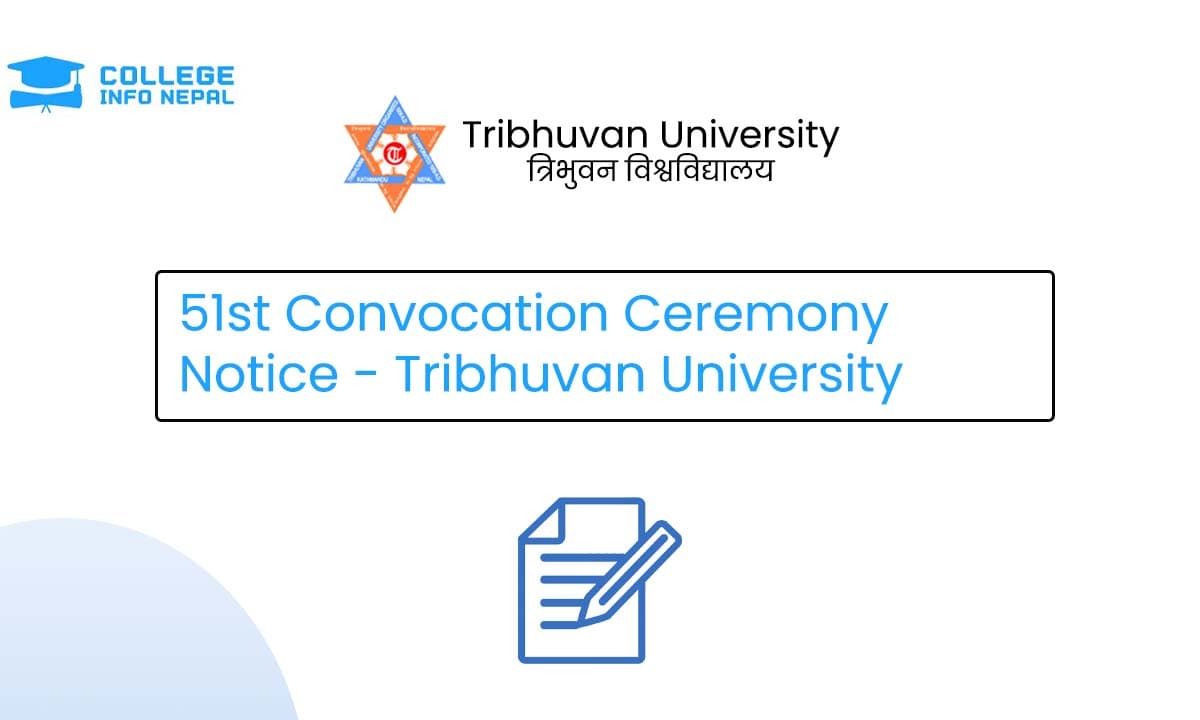 51st Convocation Ceremony Notice - Tribhuvan University