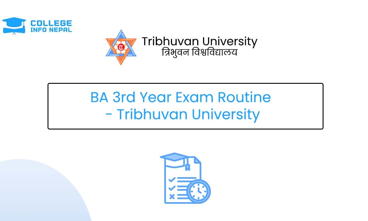 BA 3rd Year Exam Routine 2082 - Tribhuvan University
