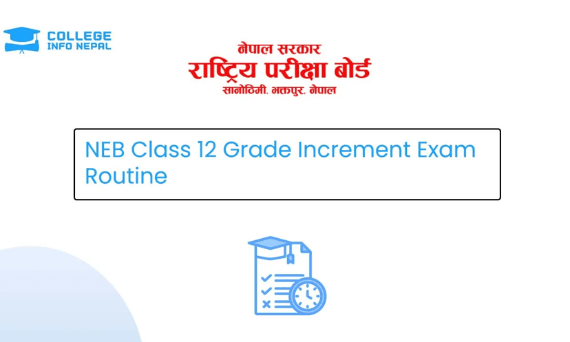 Class 12 Grade Increment Exam Routine 2082 - NEB - gallery image 1