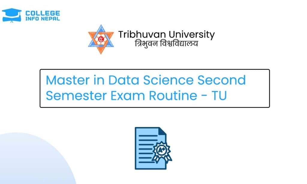 Master in Data Science 2nd Semester Exam Routine – TU IoST